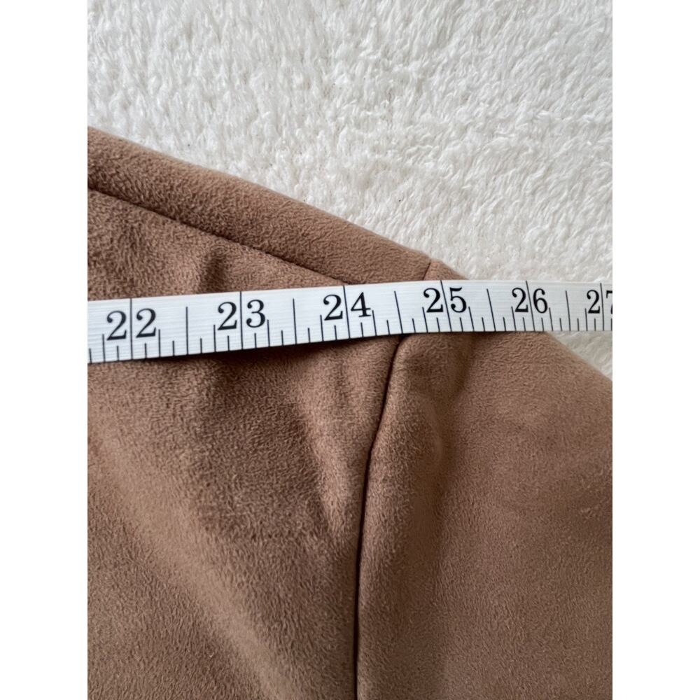 Tommy Hilfiger Men’s XXL Tan Brown Faux Suede Sherpa Lined Jacket - Picture 4 of 8